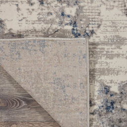 Ivory Grey Modern Floral Optical 3D Living Room Bedroom & Dining Room Rug-160Cm X 221Cm - thumbnail 7