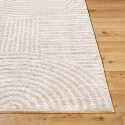 Livabliss Fossay Shaggy-Washable Beige Modern Hig Pile Living Bedroom Rug 140 X 200 Cm Easy Care, Non Shedding - thumbnail 5