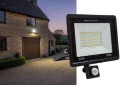 Nightsearcher Faststar 4500 Pir - 4500 Lumens, Wall Mounted Security Flood Light With Motion Sensor - thumbnail 1