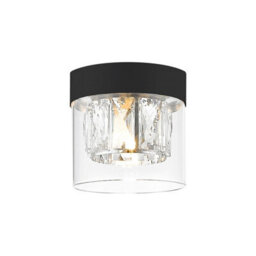 Luminosa Lighting Luminosa Gem Surface Mounted Downlight, Matt Black, 1X G9