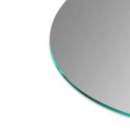AVER-GROWTH Round Frameless Wall Mirror For Bathroom Bedroom Living Room Make Up Home Decorative Mirrors Wall Mounted With Wall Fittings 900mm - thumbnail 4