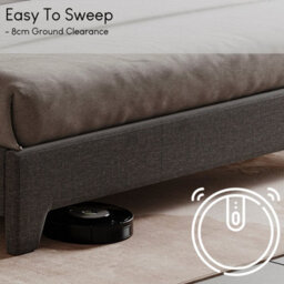 Lassic Vida Designs Victoria Dark Grey Linen Ukfr 4Ft6 Double Bed Frame, 190 X 135Cm - thumbnail 9