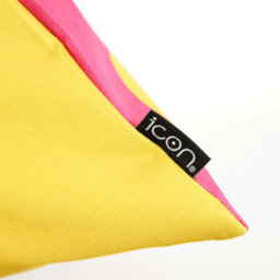 icon Indoor And Outdoor Waterproof Filled Cushion 2X Lemon Leaf & 2X Yellow - thumbnail 5