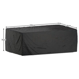 Lassic Garden Vida Black Mylor Rattan Garden Furniture Set With Cover Patio Conservatory Balcony Outdoor 4 Seater Sofa Table Set, Ukfr - thumbnail 3