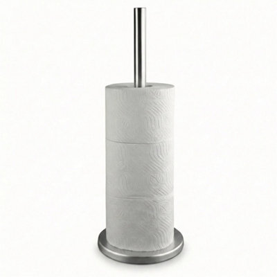 Stainless Steel Freestanding Toilet Roll Holder Bathroom