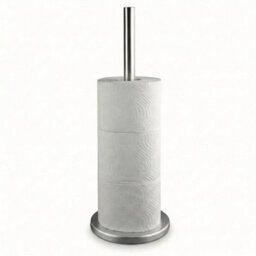 Stainless Steel Freestanding Toilet Roll Holder Bathroom - thumbnail 1