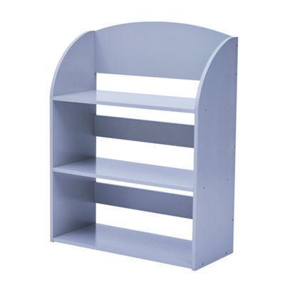 Teamson Kids By Teamson Kids Child Sized Bookcase With 3 Shelves, Gray - image 1