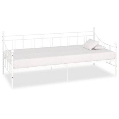 Berkfield Daybed Frame White Metal 90X200 Cm - image 1