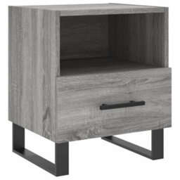 Berkfield Modern Bedside Cabinets 2 Pcs Grey Sonoma 40X35X47.5 Cm Engineered Wood - thumbnail 6