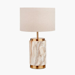 Pacific Lifestyle Natural Stone Effect Ceramic Table Lamp - thumbnail 2