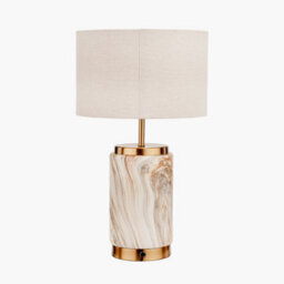 Pacific Lifestyle Natural Stone Effect Ceramic Table Lamp - thumbnail 3