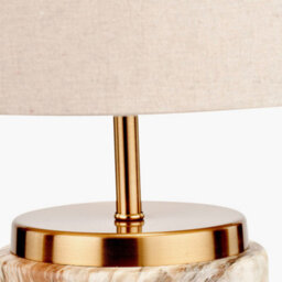 Pacific Lifestyle Natural Stone Effect Ceramic Table Lamp - thumbnail 4