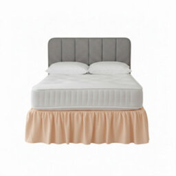Base Valance Polycotton Sheet For Divan Beds Easy Care Bed Base Cover Peach - thumbnail 2
