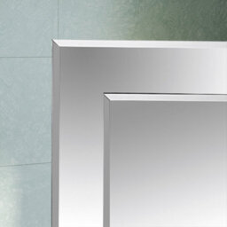 AVER-GROWTH Rectangular Frameless Wall Mirror Double Glass Layer For Bathroom Bedroom Home Decorative Wall Mounted Vertical/horizontal 50X70Cm - thumbnail 5