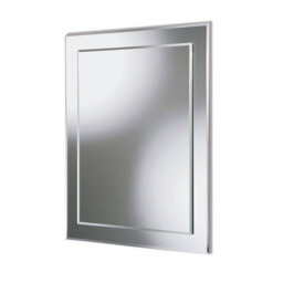 AVER-GROWTH Rectangular Frameless Wall Mirror Double Glass Layer For Bathroom Bedroom Home Decorative Wall Mounted Vertical/horizontal 50X70Cm - thumbnail 4