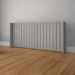 Home Treats Upholstered Headboard Extra Wide Padded Linen Grey 200Cm X 120Cm Large Hotel Headboard - thumbnail 2