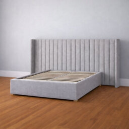 Home Treats Upholstered Headboard Extra Wide Padded Linen Grey 200Cm X 120Cm Large Hotel Headboard - thumbnail 5