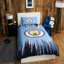 MAN CITY Manchester City Blue Single Polycotton Duvet Cover And Pillowcase Set - thumbnail 4