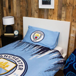 MAN CITY Manchester City Blue Single Polycotton Duvet Cover And Pillowcase Set - thumbnail 6