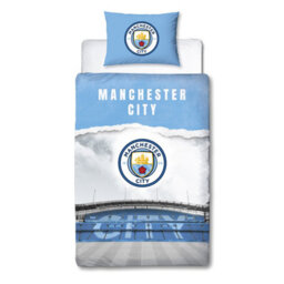 MAN CITY Manchester City Blue Single Polycotton Duvet Cover And Pillowcase Set - thumbnail 8