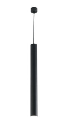 Luminosa Lighting Luminosa Fluke Slim Pendant Ceiling Light Black 5.5X60Cm