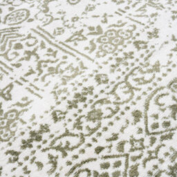 The Rugs Montana Cream And Green Oriental Area Rug And Runner Soft Durable Pet Friendly Easy To Clean Living Room Bedroom 3716Crgn - thumbnail 3