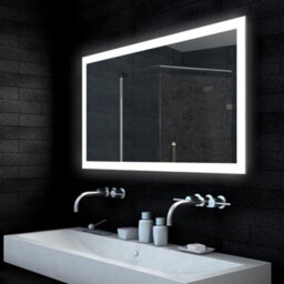 Plum&clay Enigma Led Illuminated Bathroom Mirror With Demister (H)650mm (W)800mm - thumbnail 3