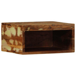 Berkfield Wall-Mounted Tv Cabinet 40X30X19 Cm Solid Wood Reclaimed - thumbnail 1