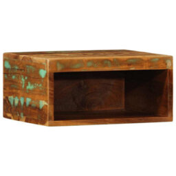 Berkfield Wall-Mounted Tv Cabinet 40X30X19 Cm Solid Wood Reclaimed - thumbnail 3
