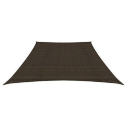 Berkfield Sunshade Sail 160 G/m2 Brown 3/4X3 M Hdpe - thumbnail 2