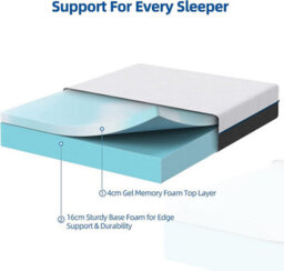 Memory Foam Mattress 8 Inch Mattress With Soft Fabric 2-Layer Skin-Friendly Durable-Small Double - thumbnail 5