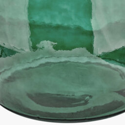 Pacific Lifestyle Tall Organic-Shaped Vase In Sea Green Recycled Glass - thumbnail 7