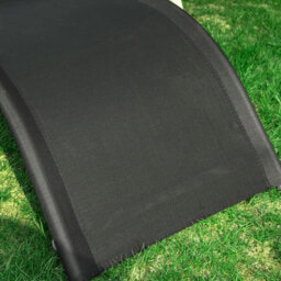 Sobuy Ogs38-Sch, Outdoor Garden Beach Sun Lounger Relaxing Chair Recliner Sunlounger With Pillow, Black,w168Xd63Xh68 - thumbnail 5