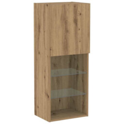Berkfield Tv Cabinet With Led Lights Artisan Oak 40.5X30X102 Cm - thumbnail 9