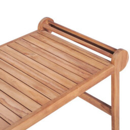 Berkfield Coffee Table 100X50X45 Cm Solid Teak - thumbnail 6