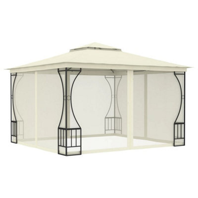 Walplus Gazebo With Nets 300X300X265 Cm Cream - image 1