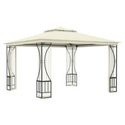 Walplus Gazebo With Nets 300X300X265 Cm Cream - thumbnail 3