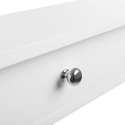 Songmics Floating Wall Shelf With 3 Drawers, Wall Storage Unit, For Hallway, Living Room, Bedroom, Kitchen, White - thumbnail 6