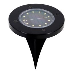 Gavea Black Solar-Powered Integrated Led Outdoor Ground Light - thumbnail 3