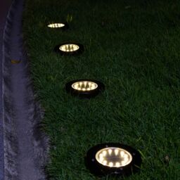 Gavea Black Solar-Powered Integrated Led Outdoor Ground Light - thumbnail 6