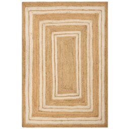 Beliani Rug Elmali Beige 160 X 230 Cm Jute - thumbnail 4