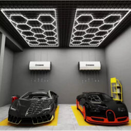 14X Hexagon Led Lights Car Detail Garage Workshop Retail Lighting Wall Lamp - thumbnail 4