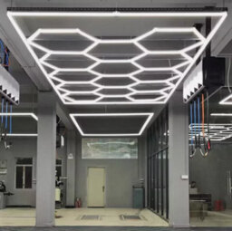 14X Hexagon Led Lights Car Detail Garage Workshop Retail Lighting Wall Lamp - thumbnail 3