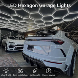 14X Hexagon Led Lights Car Detail Garage Workshop Retail Lighting Wall Lamp - thumbnail 6