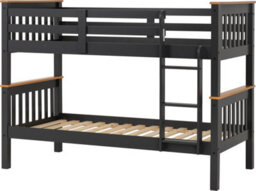 Seconique Neptune 3Ft Bunk Bed In Grey And Oak Effect Finish 2 Man Delivery - thumbnail 8