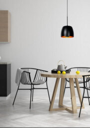 Lucide Nolan Classic Pendant Light 24Cm - 1Xe27 - Black - thumbnail 4