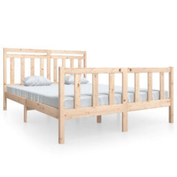 Berkfield Bed Frame Solid Wood 160X200 Cm - thumbnail 2