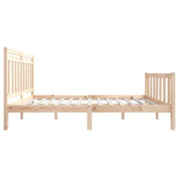 Berkfield Bed Frame Solid Wood 160X200 Cm - thumbnail 5