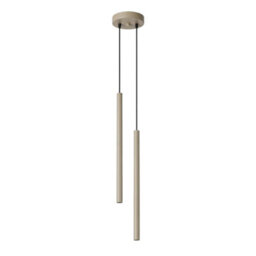 Sollux Lighting Pastelo Steel Taupe 2 Lights Modern Pendant Lamps