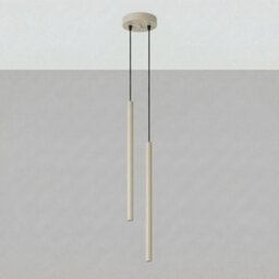 Sollux Lighting Pastelo Steel Taupe 2 Lights Modern Pendant Lamps - thumbnail 2